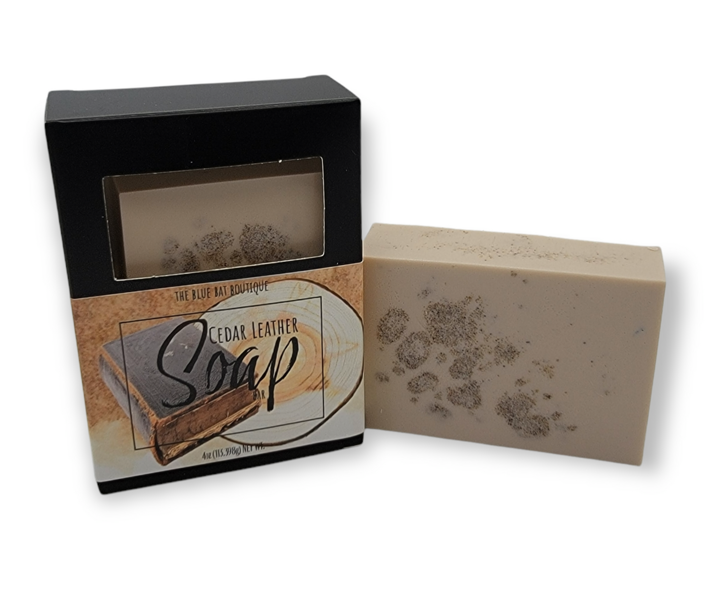 Cedar Leather Soap Bar