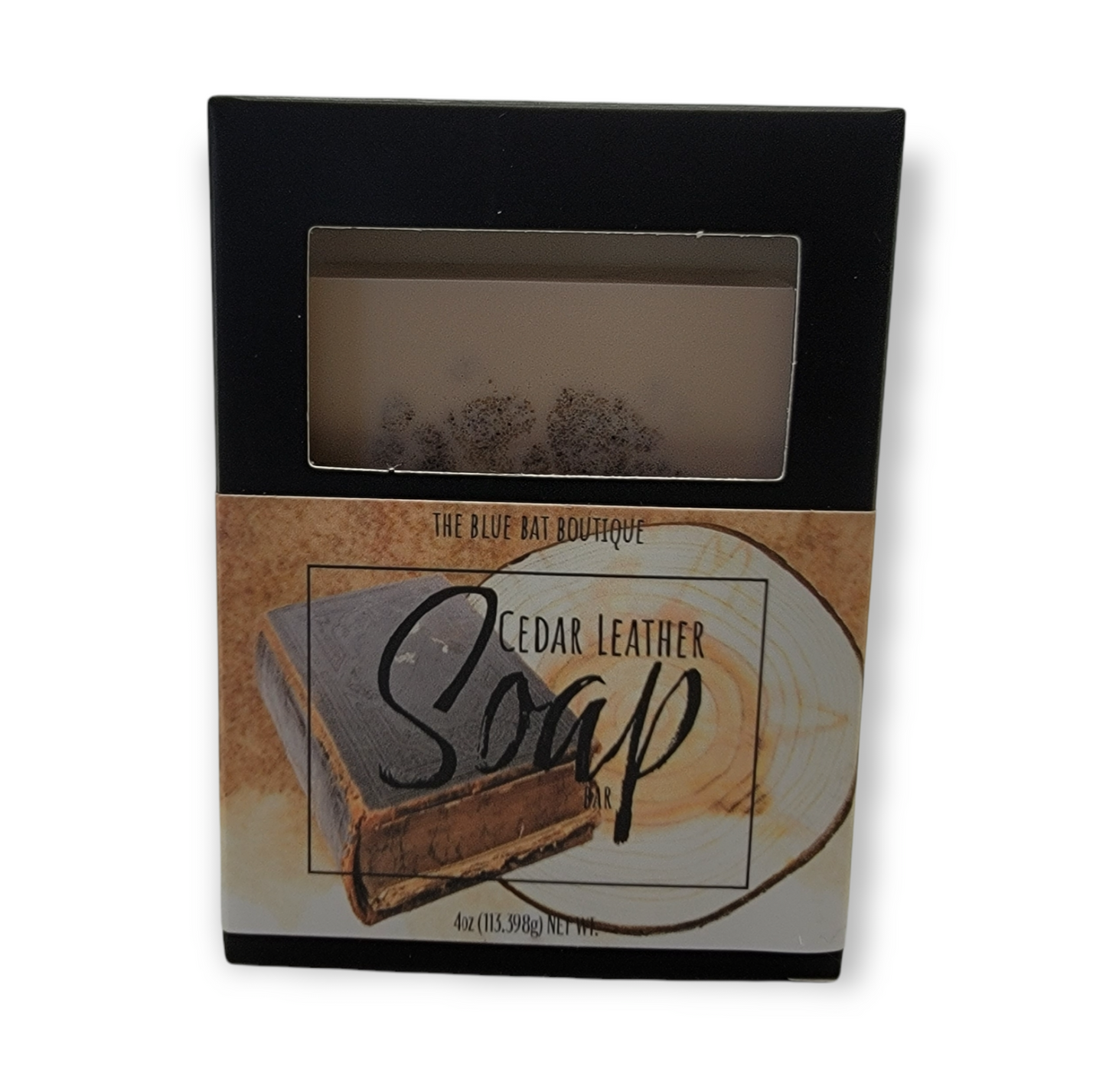 Cedar Leather Soap Bar